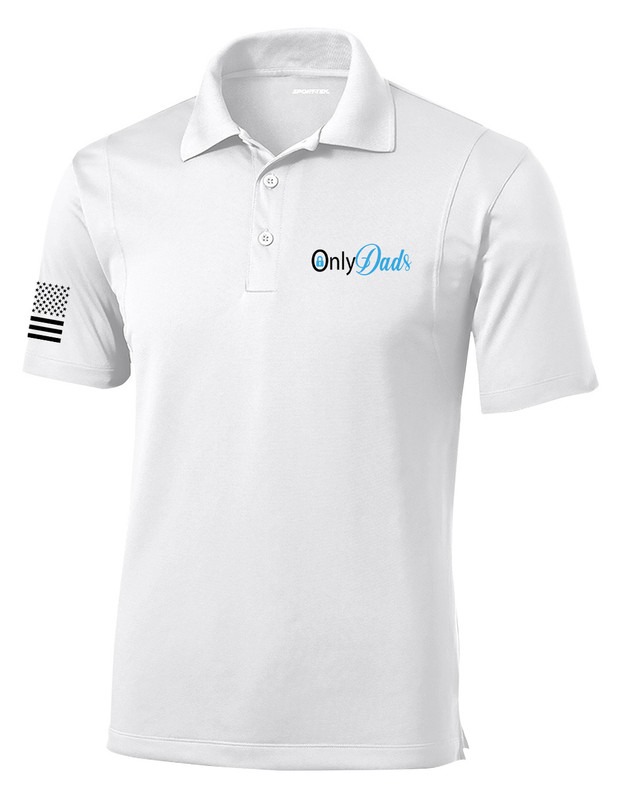 Trenz Shirt Company OnlyDads Funny Embroidered Golf Polo American